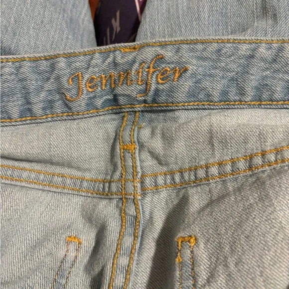 Kimes Ranch Jennifer Jeans 4/30 High Rise Flare Light Wash Raw Hem (0992) - Picture 9 of 10